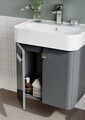 Dulap de baie cu chiuvetă, Hanah Home, Orbit 55, Antracit