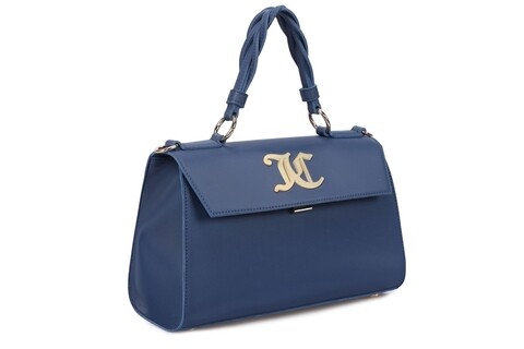 Geanta Juicy Couture 175, 30x14x20 cm, piele ecologica, albastru inchis