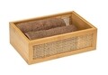 Cutie depoztare, enko, Allegre L, 22 x 7 x 15 cm, bambus/ratan, natur