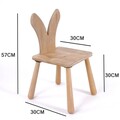 Scaun de masa pentru bebelusi, Rosewood, BLTYZ-AKTV046, 30x57x30 cm, Stejar