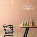 Lustra, Sheen, 521SHN3409, Metal, Alb