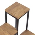 Decorative Jardiniere, Puqa Design, Jason, 34x39x65 cm, PAL, Pin Atlantic / Negru