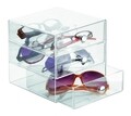 Organizator pentru cosmetice iDesign, 3 compartimente, 16.5x16.5x16.5 cm