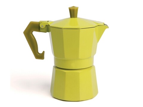 Poza Cafetiera, Chicco Color, Excelsa, 150 ml / 3 cesti, aluminiu, verde