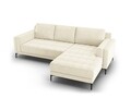 Coltar dreapta, Orrino, Mazzini Sofas, 4 locuri, 242x164x82 cm, catifea, bej deschis