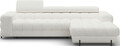 Coltar extensibil dreapta 3 locuri ELTAP, RT-01AMO, Felro, 285x181x93 cm, lemn/poliester, alb