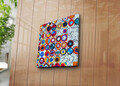 Tablou decorativ, 4545K-105, Canvas, Dimensiune: 45 x 45 cm, Multicolor