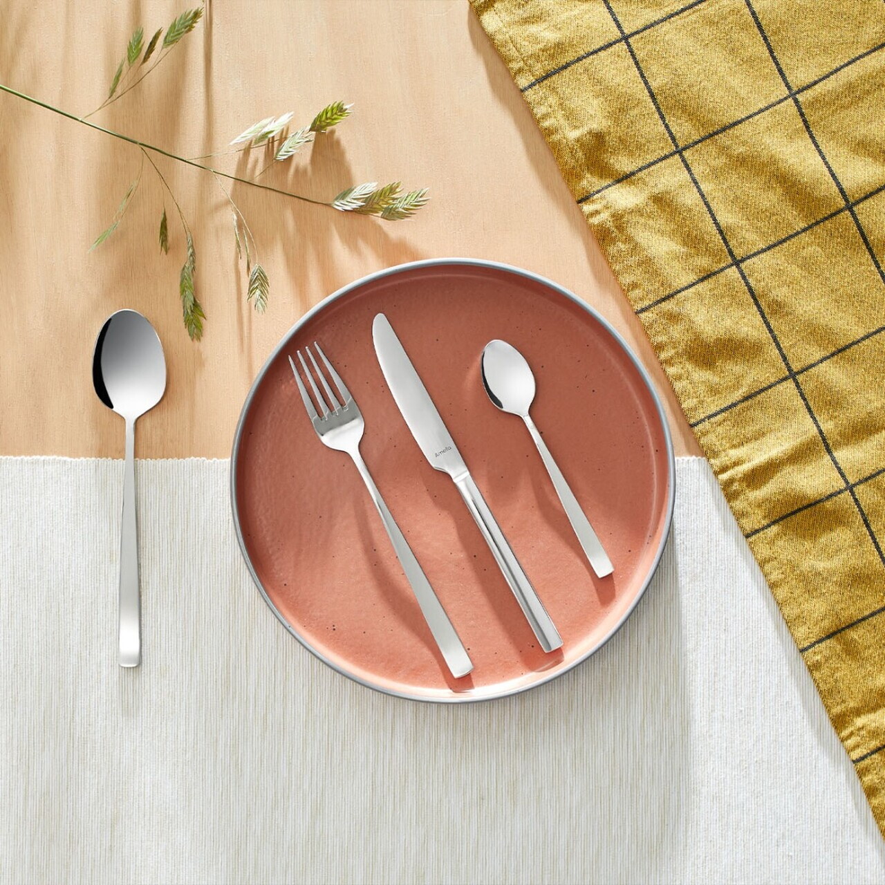 Set tacamuri 60 piese Amefa, Martin, inox 18/10, argintiu — imaginea 5