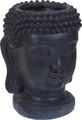 Ghiveci Buddha, 25x26x35 cm, oxidat de magneziu, negru