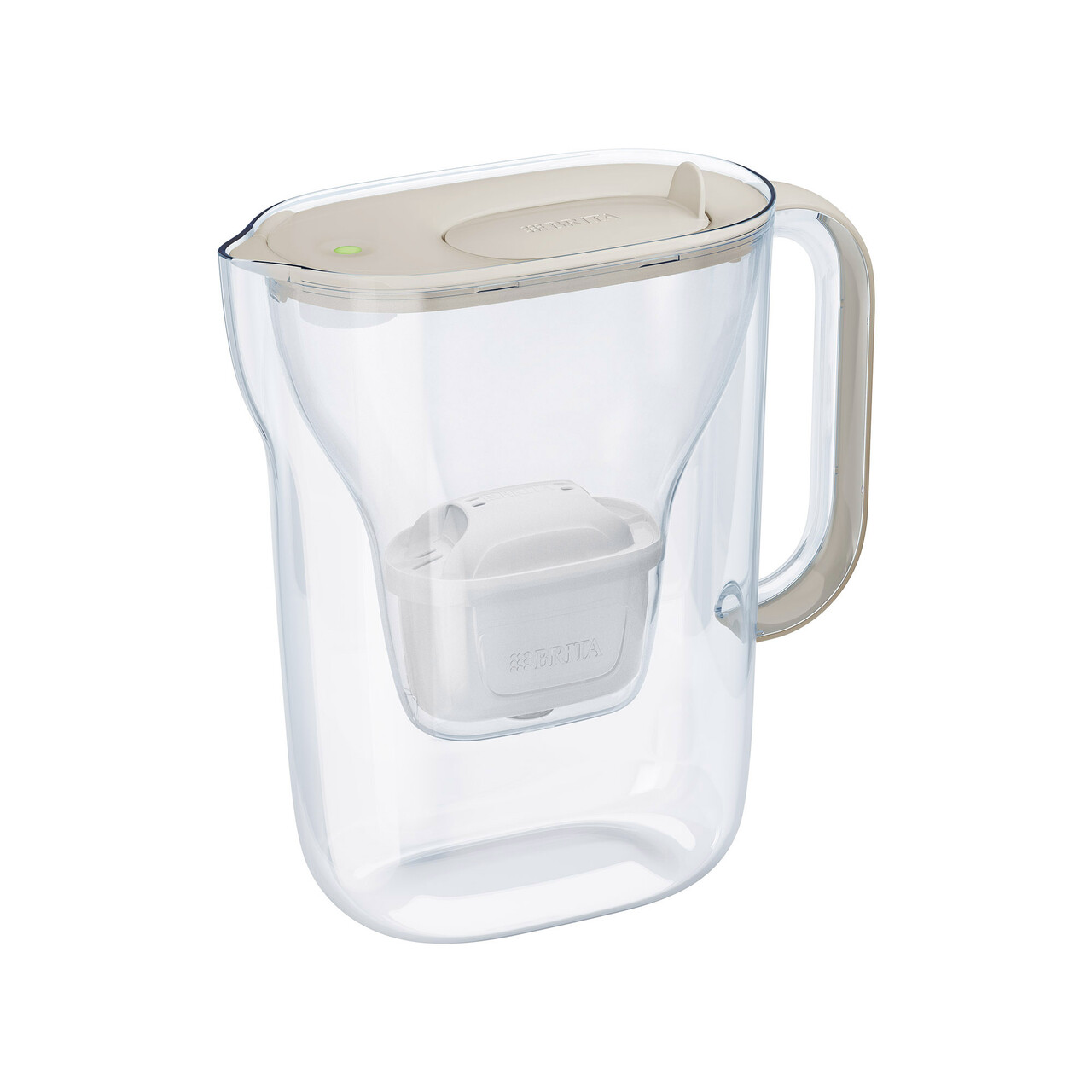 Cana filtranta BRITA Style Essential 2,4 L + 2 filtre Maxtra Pro (Sand) - imagine 5