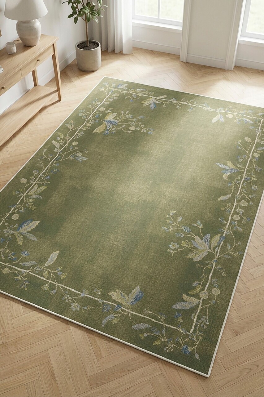 Covor, DC-7535-27, 120x200 cm, Poliester, Verde