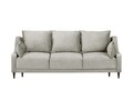 Canapea extensibila, Freesia, Mazzini Sofas, 3 locuri, cu lada de depozitare, 215x94x90 cm, catifea, bej