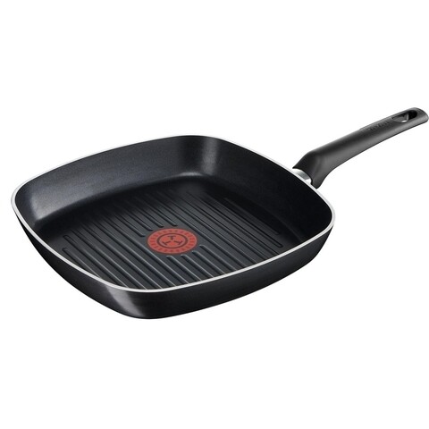 Tigaie grill Tefal Invissia, 26x26 cm, aluminiu/teflon