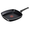 Tigaie grill Tefal Invissia, 26x26 cm, aluminiu/teflon
