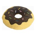 Jucarie de plus pentru caini Chocolate Donut, Gloria, Ø14 cm, poliester
