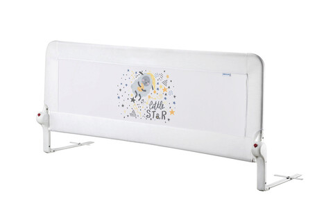 Margine de siguranta pentru pat, Kuzucuk, 150x65x2 cm, Plastic, Alb mezoni.ro