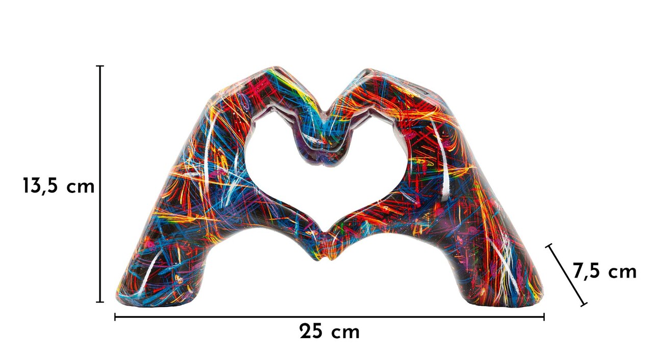 Decoratiune, Mauro Ferretti, Lover Psyco, 25x7.5x13.5 cm, polirasina, multicolor - imagine 7