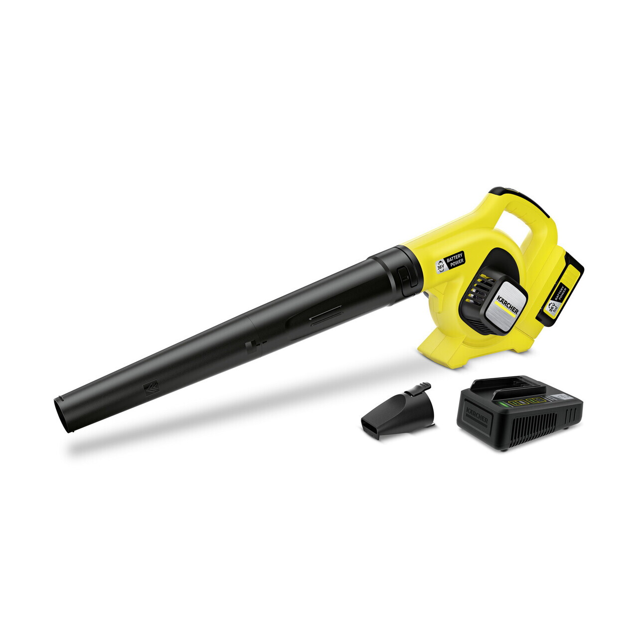 Suflanta pentru frunze cu acumulator LBL 4 Battery Set, Karcher, galben/negru