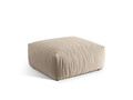 Taburet, Chris-184, Micadoni Home, 100x85x43 cm, catifea, ecru