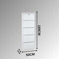 Pantofar, Hanah Home, 5 Doors Lock, 50x169x15 cm, Alb