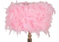 Lampa de masa Tarty, Mauro Ferretti, 1 x E27, 40W, 25x54 cm, fier, roz/alb
