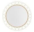 Oglinda de perete Hearts, Mauro Ferretti, Ø 80 cm, fier/MDF, auriu