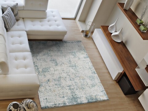 Covor, Babek 5462 Turquoise, 133 x 195 cm, 100% poliester, turcoaz