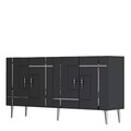 Consola, Olivia, Line KB150, Antracit / Argintiu