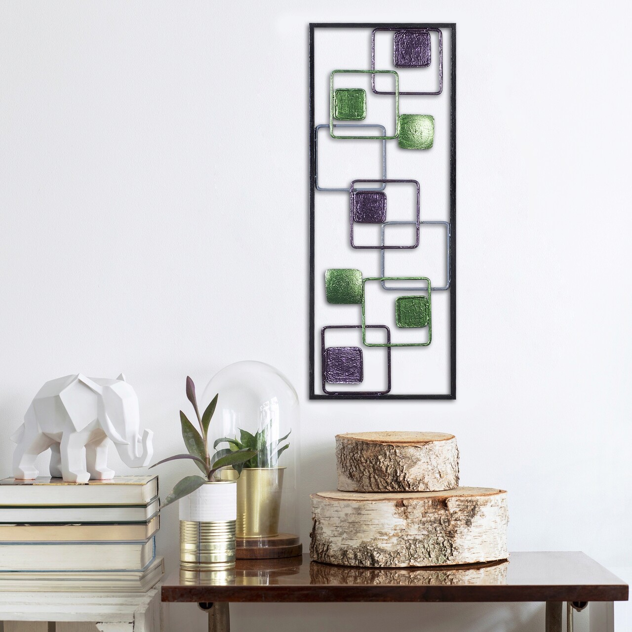 Decoratiune de perete, İnfinite, Metal, Dimensiune: 74 x 28 cm, Multicolor