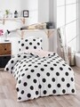 Lenjerie de pat pentru o persoana 2 piese, Mixpuan, Eponj Home, 65% bumbac/35% poliester