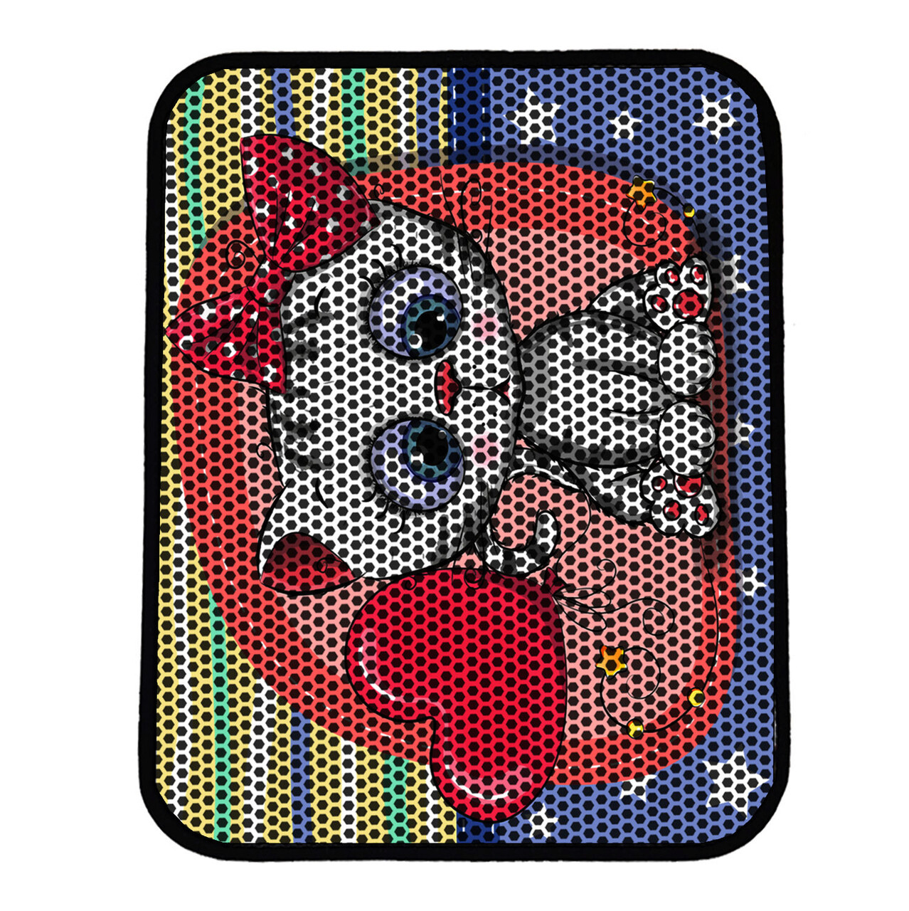 Covoras litiera pentru colectarea granulelor de nisip, Wallxpert, Nrszn0069, Multicolor - view 2