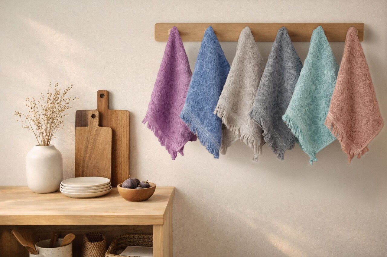 Set prosoape, L'essentiel Maison, Textured, Multicolor - view 2