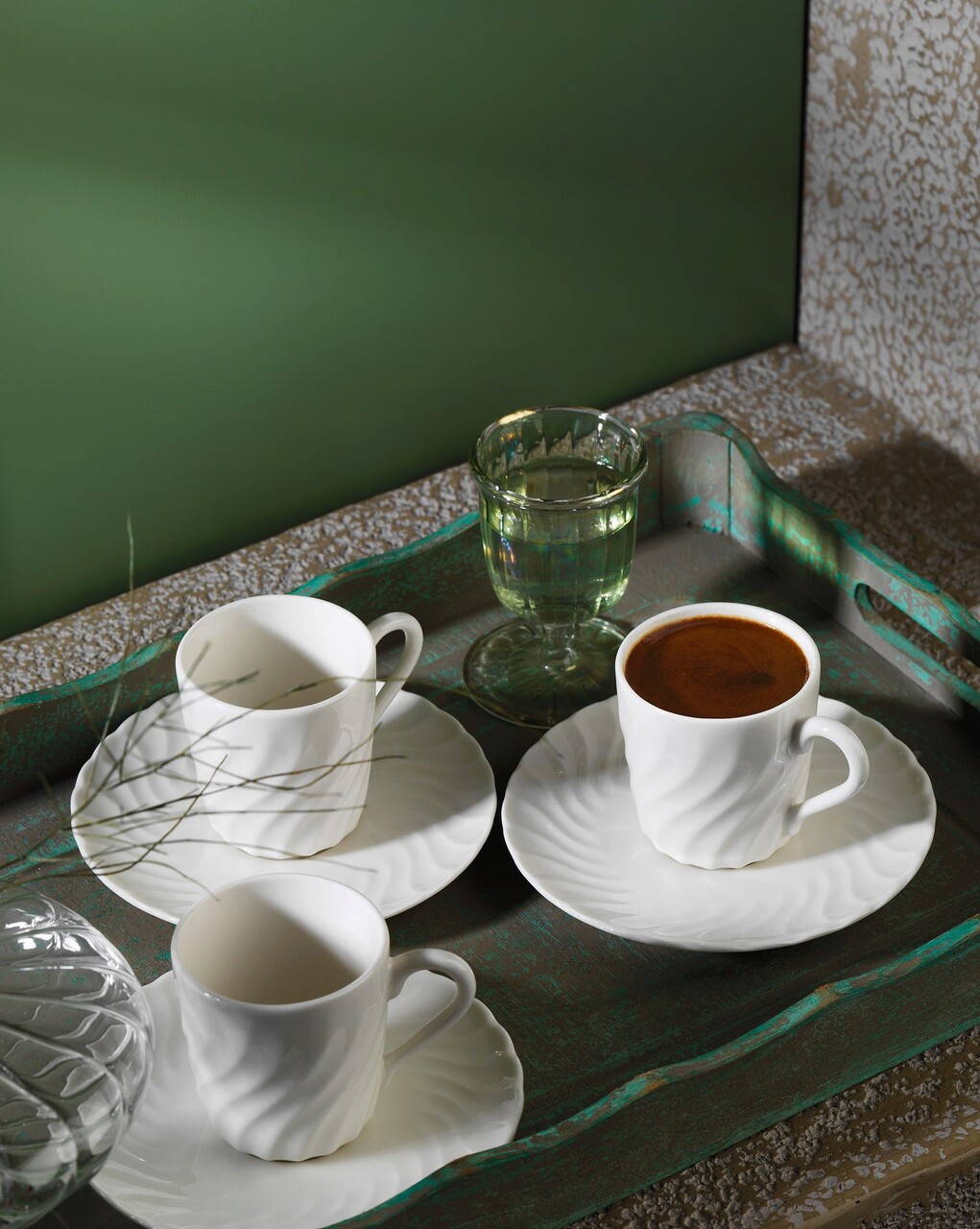 Set de cafea BNLY12KT00, Kutahya Porselen, 12 piese, portelan
