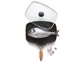 Tigaie grill cu capac, Grigliosa, Excelsa, 35x25 cm, aluminiu turnat non-stick