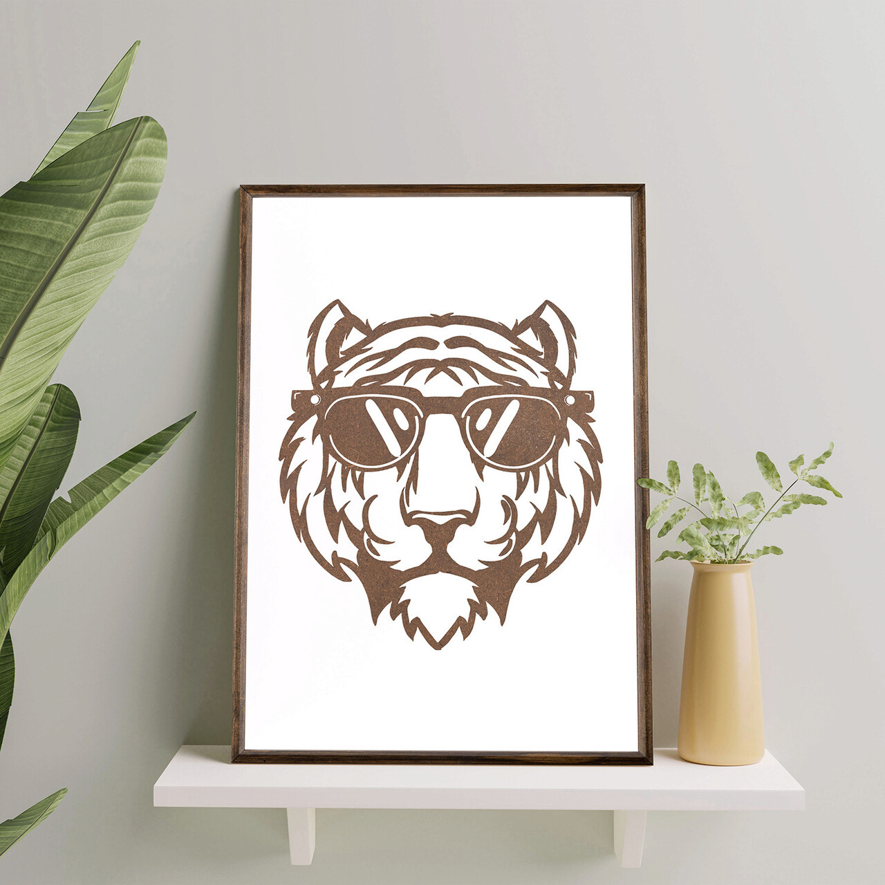 Tablou decorativ TD090 Desenat manual Natural