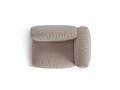 Modul dreapta pentru canapea, 1 loc, Martina-169, Micadoni Home, 121x106x75 cm, tesatura structurata catifelata, bej inchis