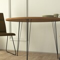 Masa Sandalf Oak, Comforty, 90x75 cm, maro