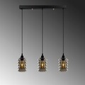 Candelabru, Opviq, Smoked - 023, E27, 60 W, metal/sticla