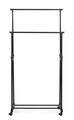 Suport pentru umerase Roald, Bizzotto, 80x42x90-160 cm, otel, negru