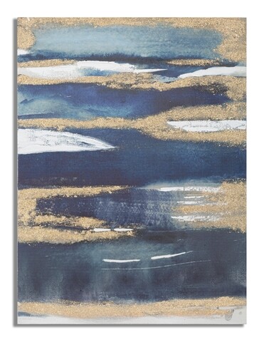Tablou decorativ Dark Blue, Mauro Ferretti, 60×80 cm, canvas pictat manual, multicolor 60x80