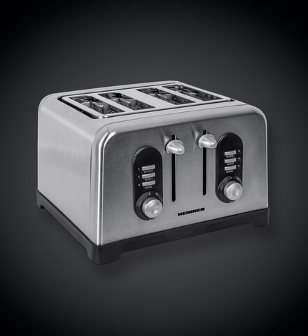 Prajitor de paine Toastit, Heinner, 1400-1600 W, 6 nivele, gri 1400-1600