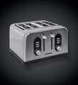 Prajitor de paine Toastit, Heinner, 1400-1600 W, 6 nivele, gri