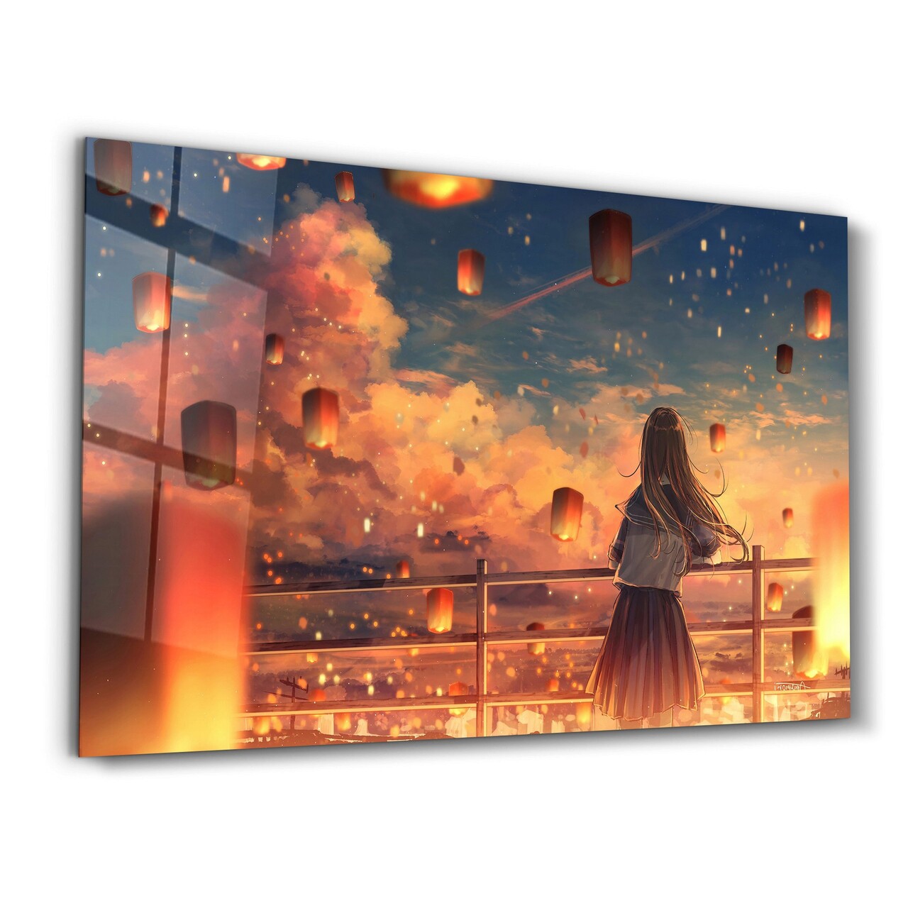 Tablou decorativ, VFT-2090, Dimensiuni: 70 x 110 cm, Multicolor - view 5