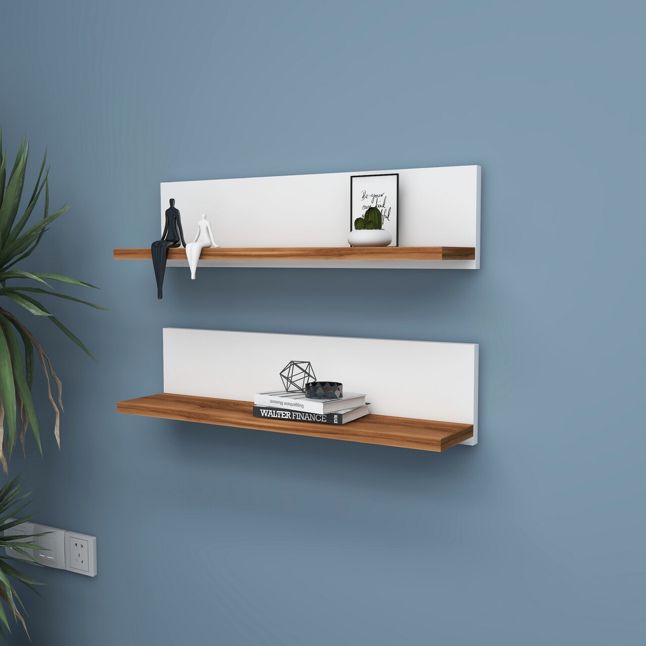 Raft de perete Hanah Home Shelf Alb