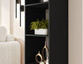 Raft de perete ELTAP, Figgi, 30x38x147 cm, PAL/PVC, negru