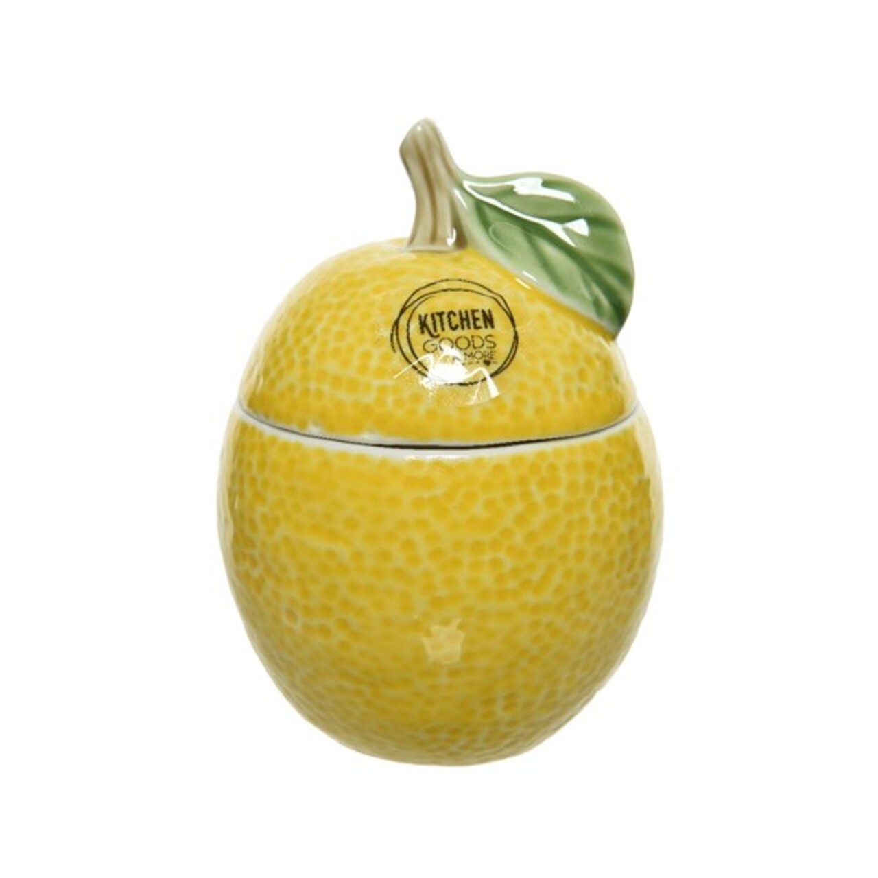 Recipient Pentru Depozitare Lemon, Lemon&Lime, 9x12.5cm, Portelan, Galben
