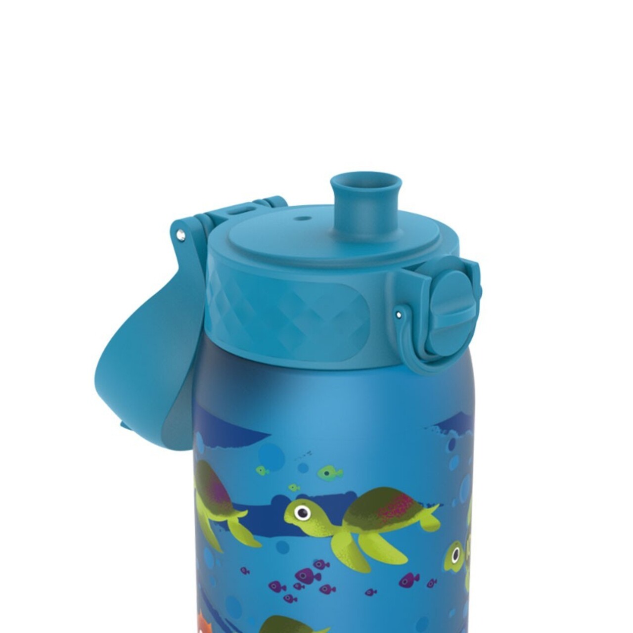 Sticla apa pentru copii, recyclon, 350ml, Sea Turtle - Ion8 - imagine 2