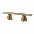 Comoda TV, Neostill, Mushroom, 180x40x42 cm, PAL, Maro