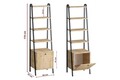 Corp biblioteca, Elegance, Mona, Stejar safir / negru