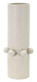 Vaza decorativa Bubbles, Mauro Ferretti, 15.5x41 cm, ceramica, crem